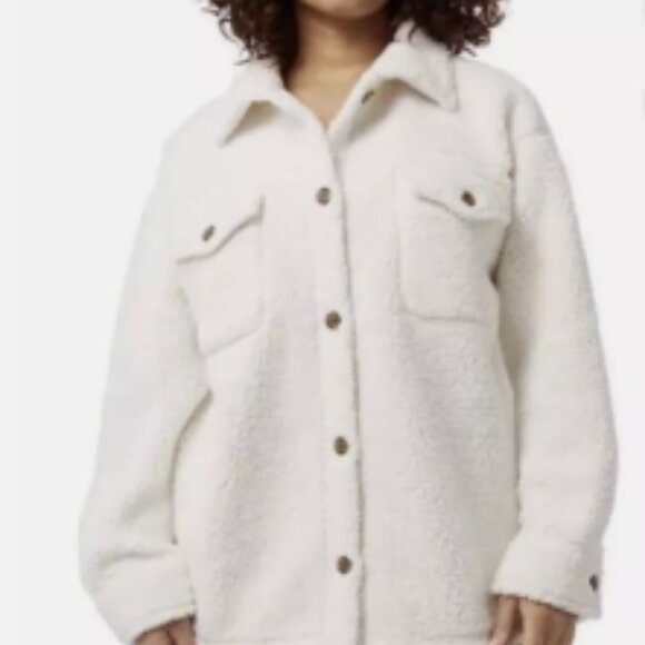 NWT 32 Degrees Heat Sherpa “Shacket” Tan/Cream – XL/XXL - Picture 3 of 14